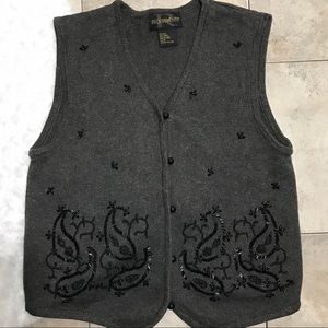 Requirements Beaded Sweater Vest